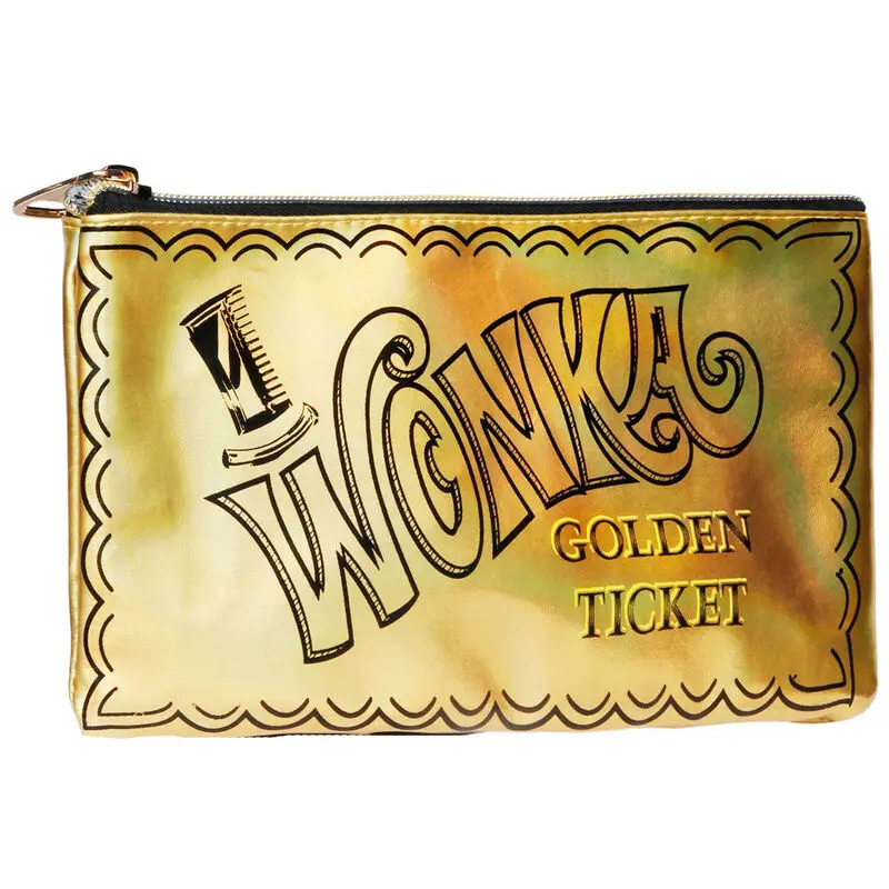 Charlie and the Chocolate Factory Wonka Golden Ticket vanity case product photo