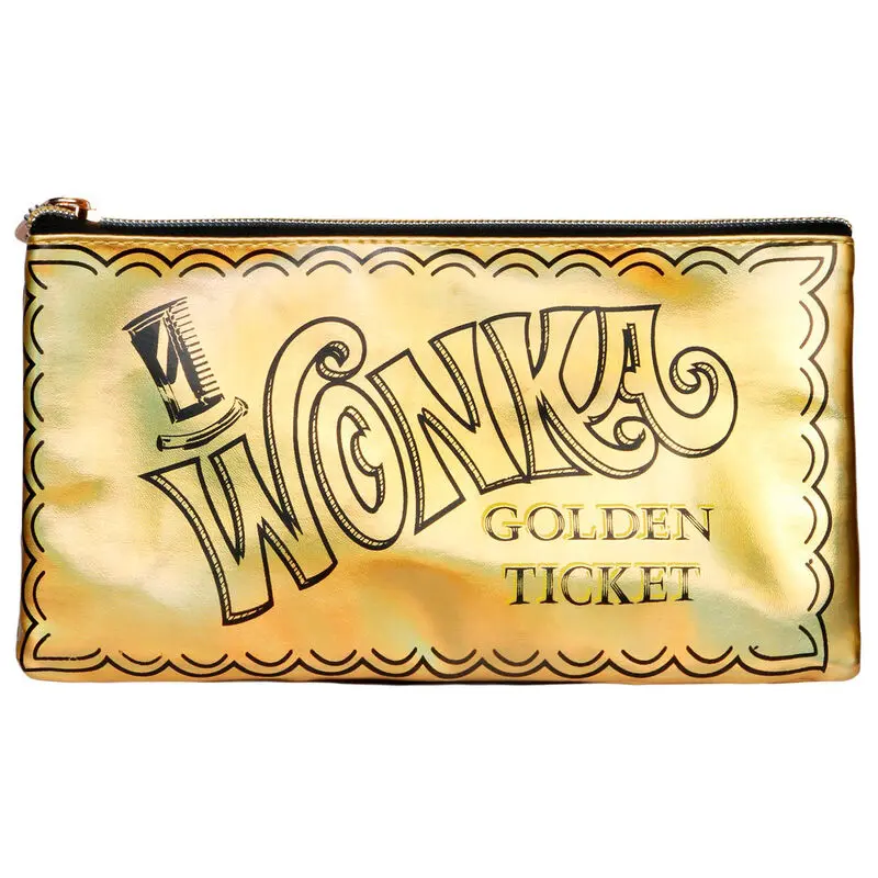 Charlie and the Chocolate Factory Wonka Golden Ticket vanity case product photo