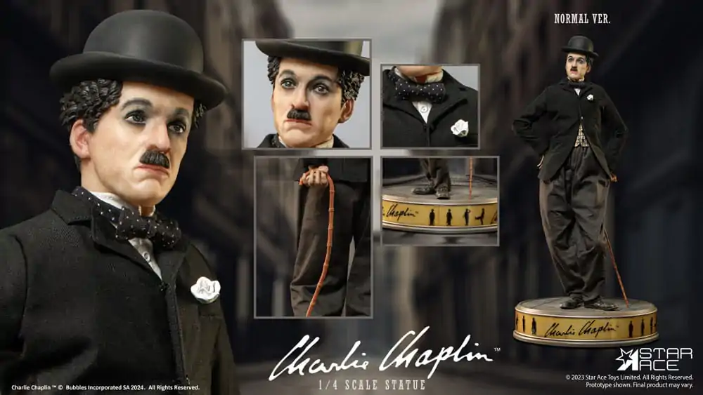 Charlie Chaplin Statue 1/4 Deluxe Version 50 cm termékfotó