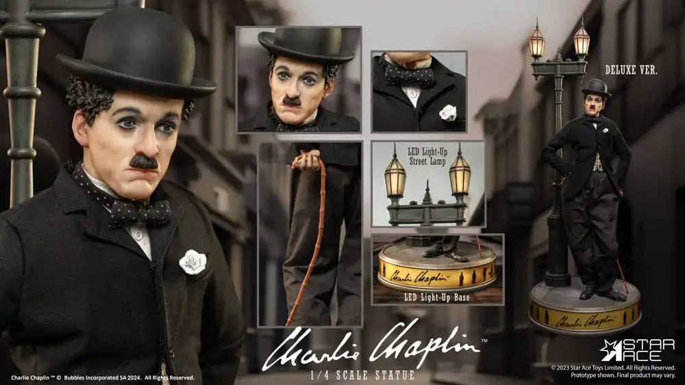 Charlie Chaplin Statue 1/4 Deluxe Version 50 cm termékfotó