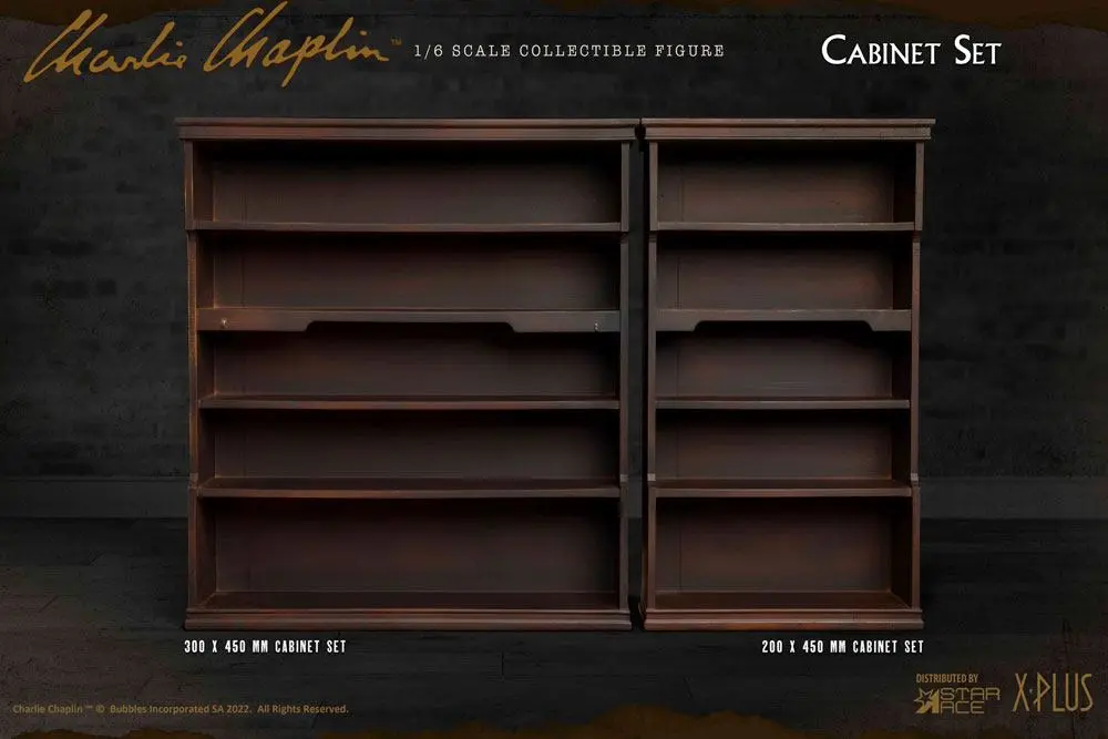Charlie Chaplin My Favourite Movie Accessories Set 1/6 Cabinet Set product photo