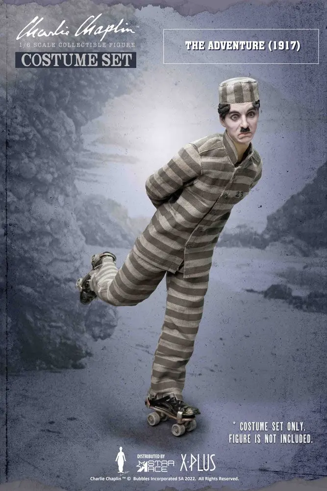 Charlie Chaplin My Favourite Movie Costume Set 1/6 Costume C (Prisoner) product photo