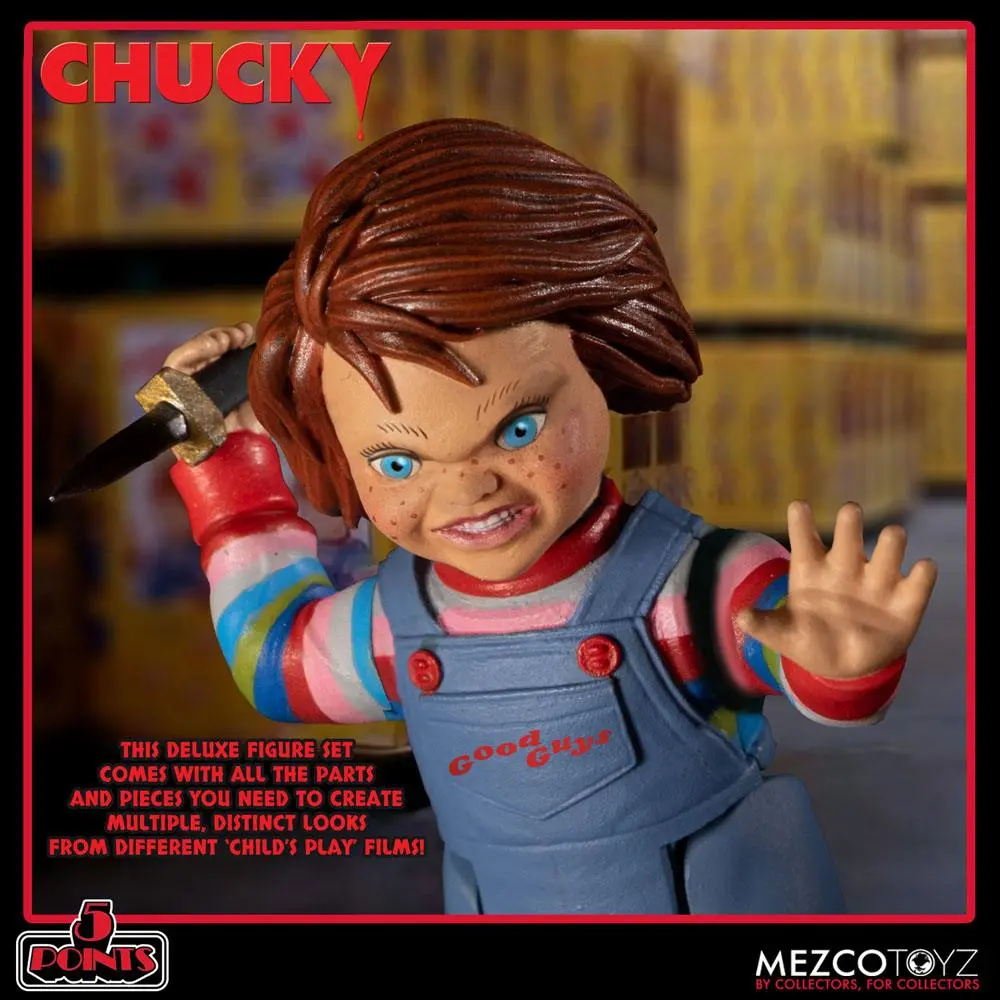 Child´s Play 5 Points Action Figure Chucky 10 cm termékfotó