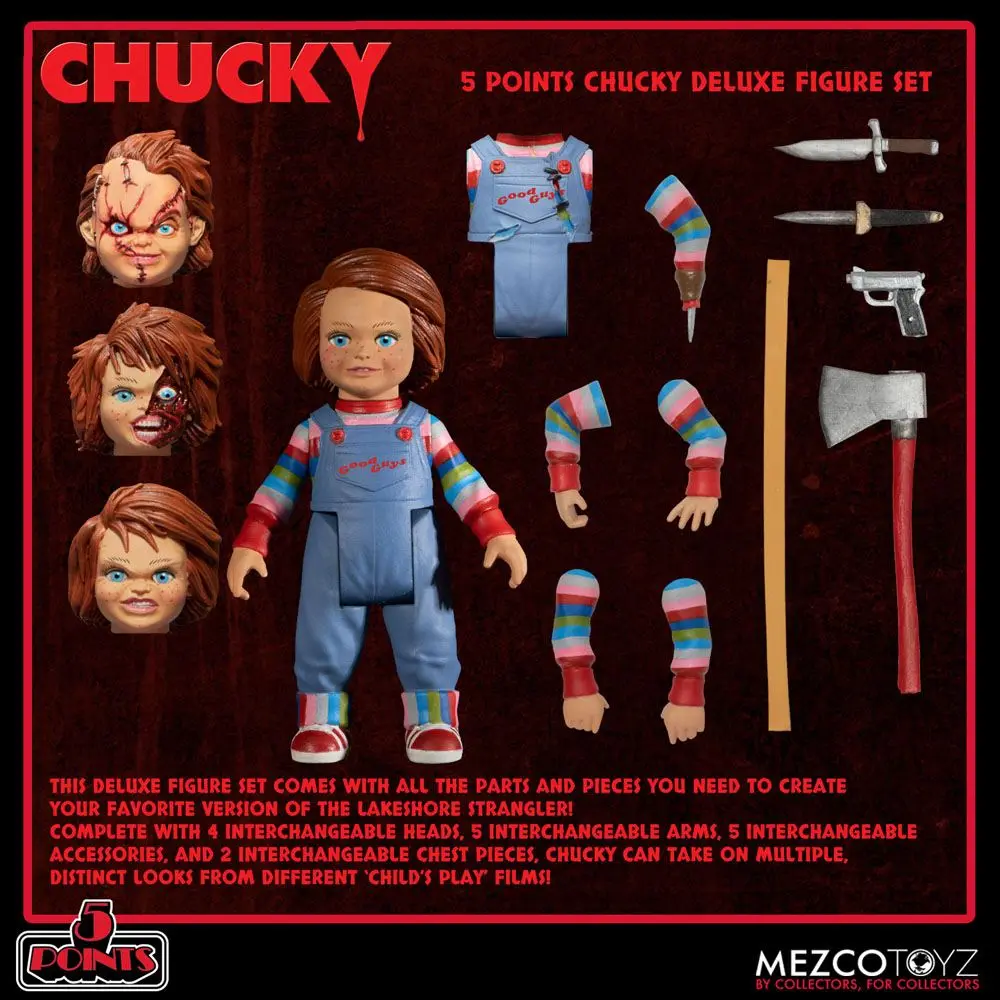 Child´s Play 5 Points Action Figure Chucky 10 cm termékfotó