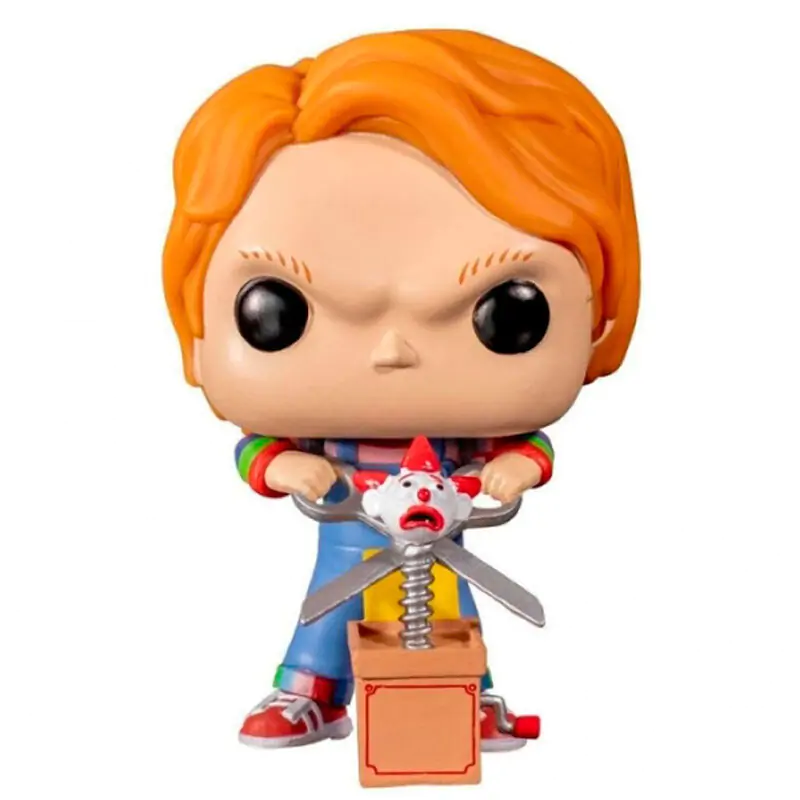 Child´s Play POP! Movies Vinyl Figure Chucky w/Buddy & Giant Scissors 9 cm product photo