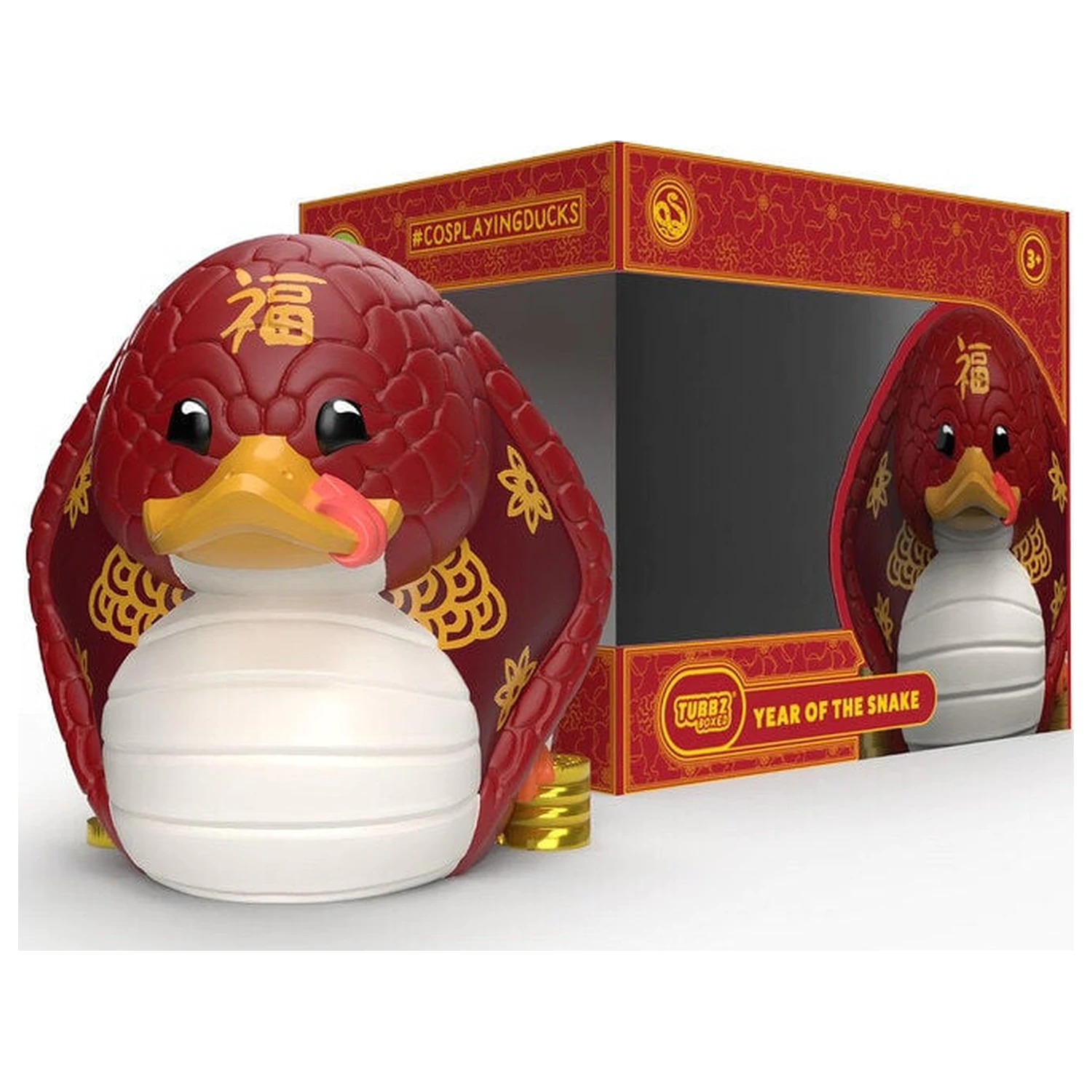 Chinese New Year Snake Tubbz PVC figure 5cm product photo