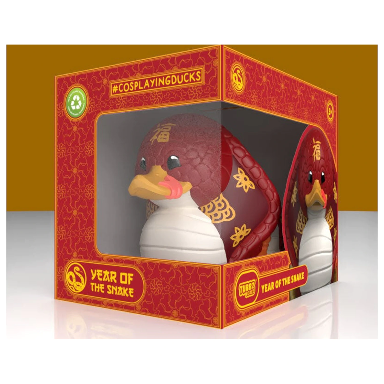 Chinese New Year Snake Tubbz PVC figure 5cm product photo