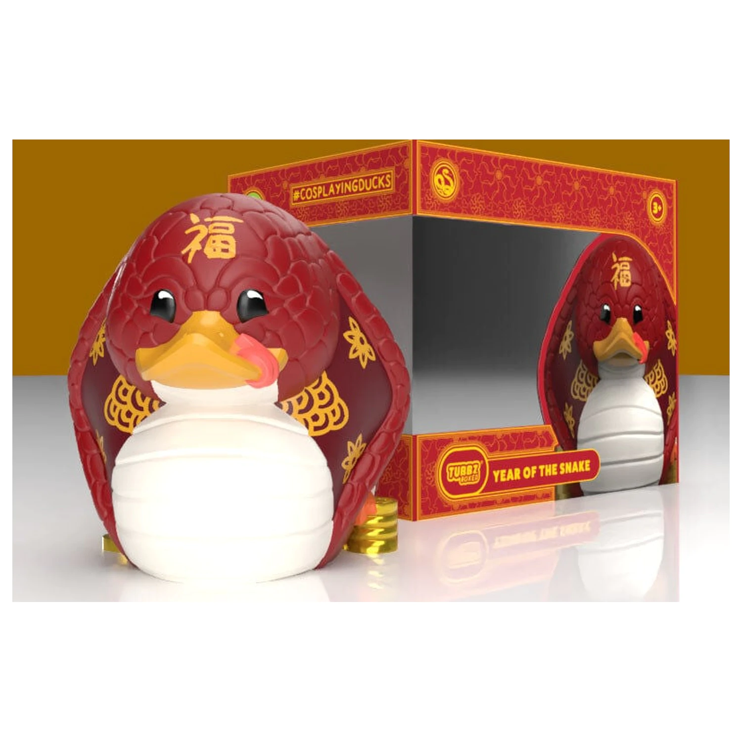 Chinese New Year Snake Tubbz PVC figure 5cm product photo