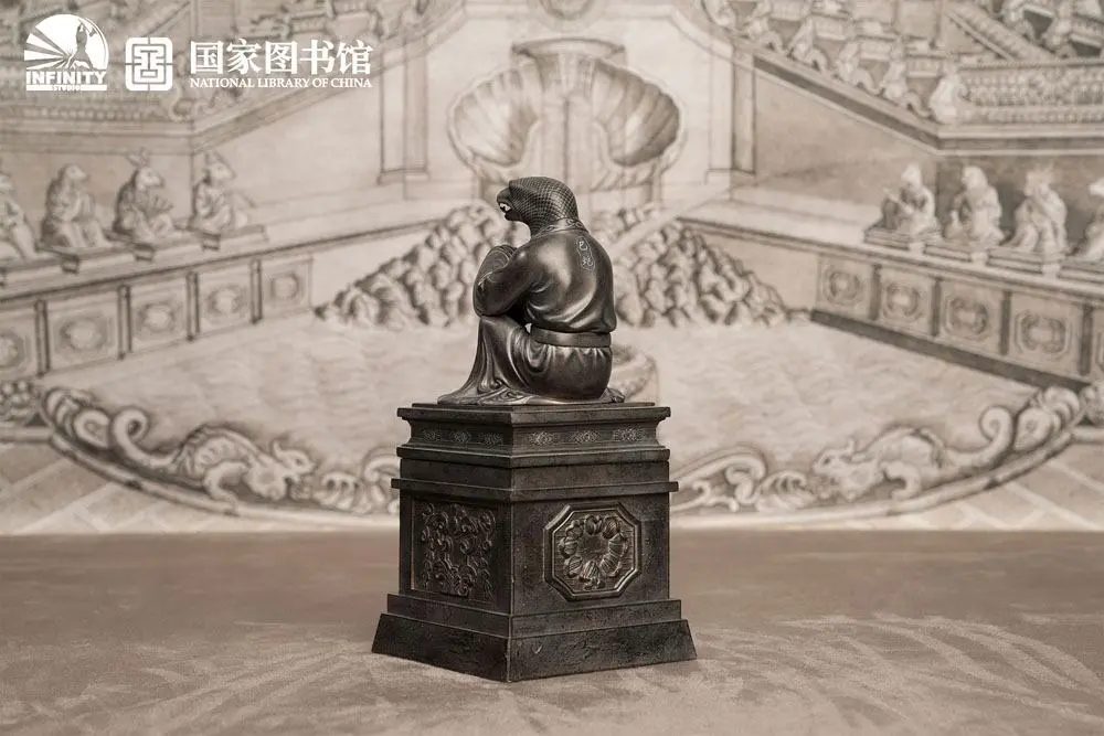 Chinese Zodiac Animals Series Statue Snake Si 25 cm product photo
