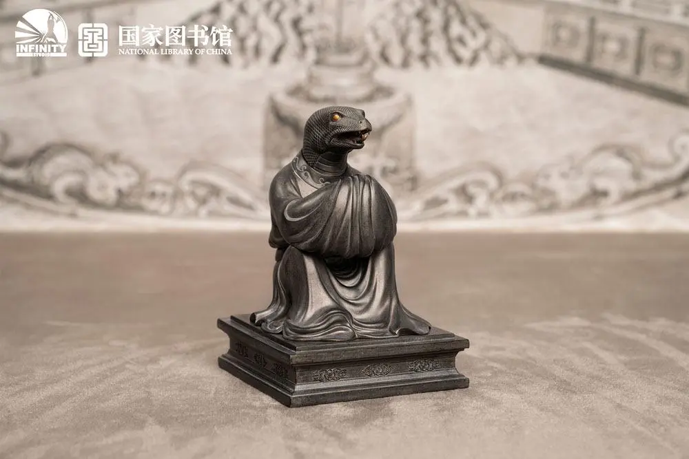 Chinese Zodiac Animals Series Statue Snake Si 25 cm product photo