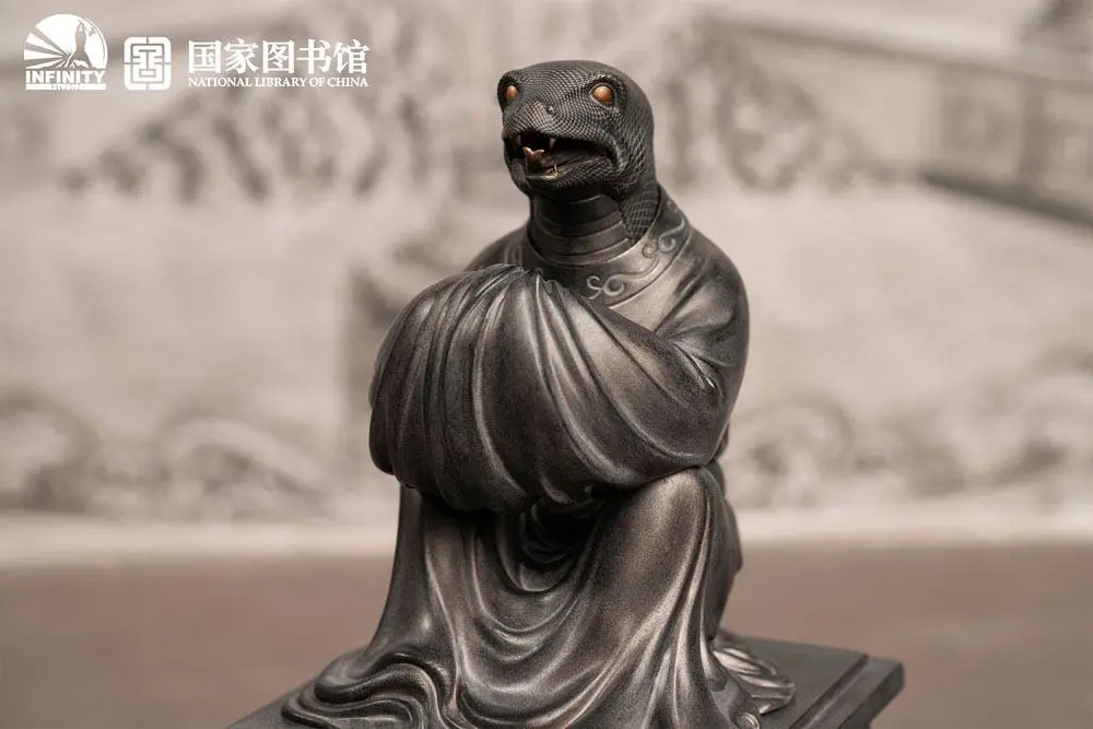 Chinese Zodiac Animals Series Statue Snake Si 25 cm product photo