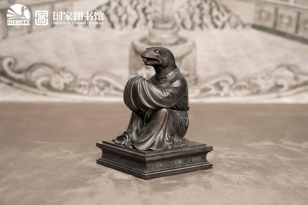 Chinese Zodiac Animals Series Statue Snake Si 25 cm product photo