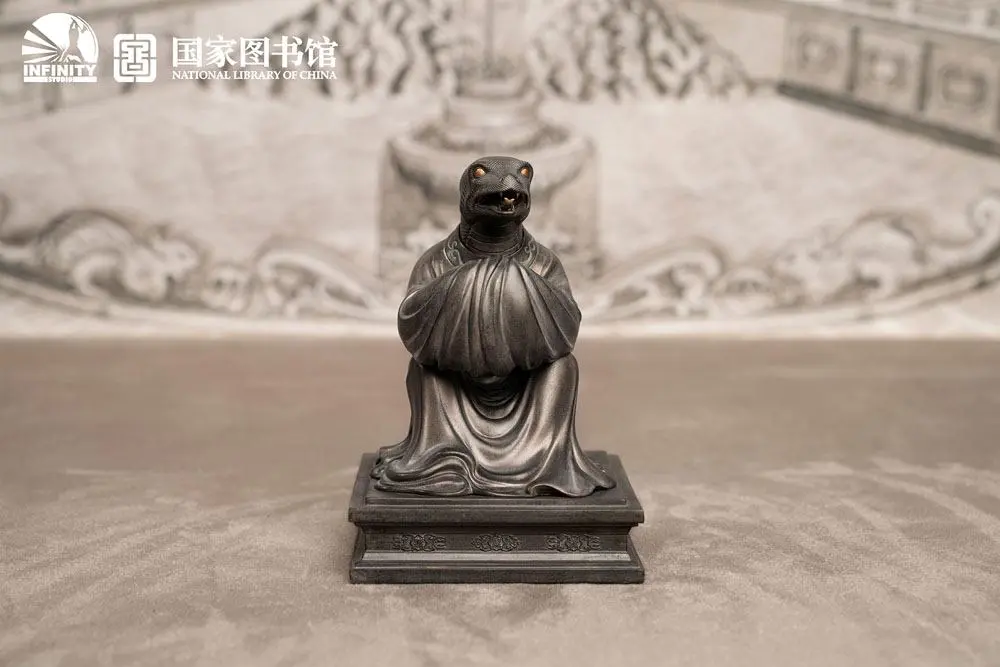 Chinese Zodiac Animals Series Statue Snake Si 25 cm product photo
