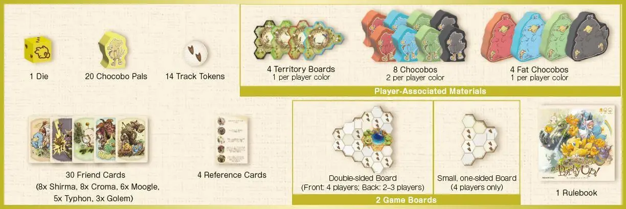 Chocobo Party Up! Board Game product photo