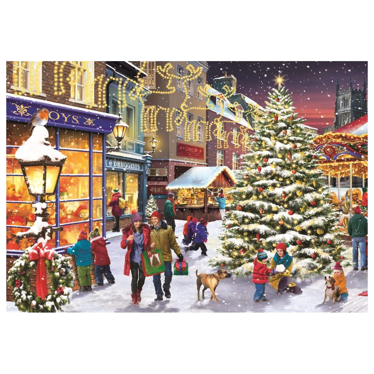 Christmas Collection Village puzzle 1000pcs product photo