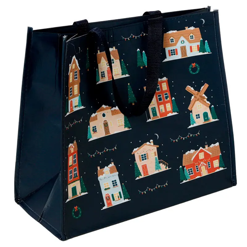 Christmas Houses shopping bag product photo