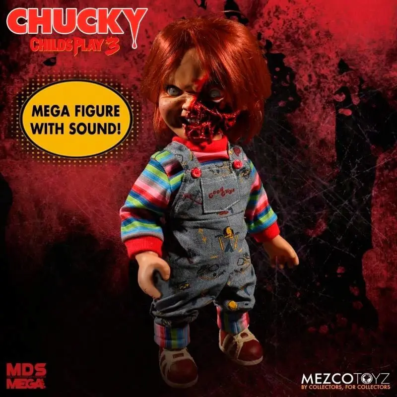 Child´s Play 3 Designer Series Talking Pizza Face Chucky 38 cm product photo