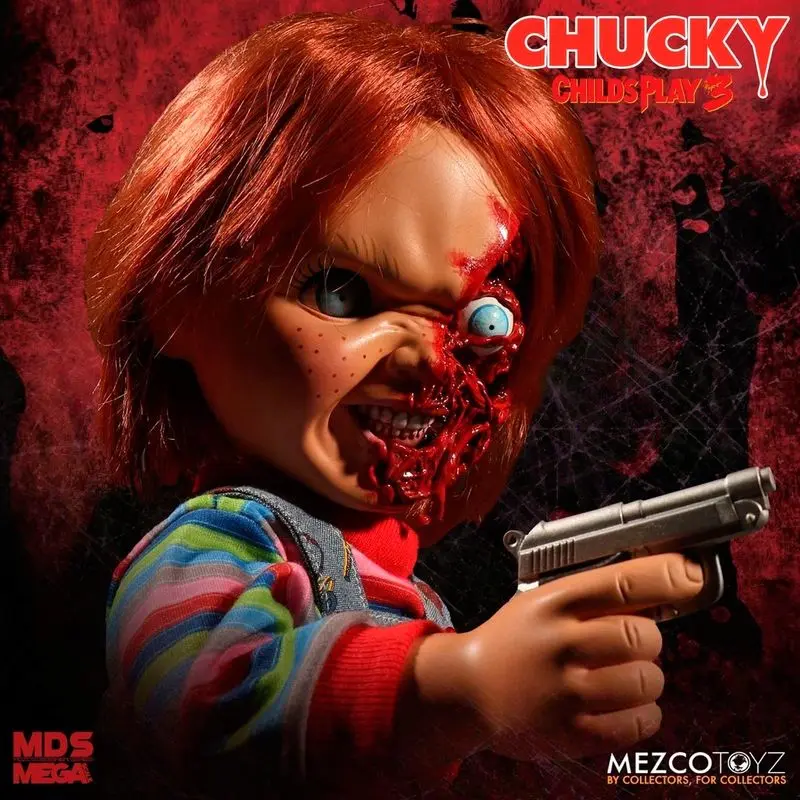 Child´s Play 3 Designer Series Talking Pizza Face Chucky 38 cm product photo