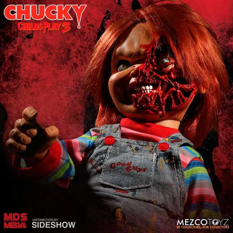 Child´s Play 3 Designer Series Talking Pizza Face Chucky 38 cm product photo