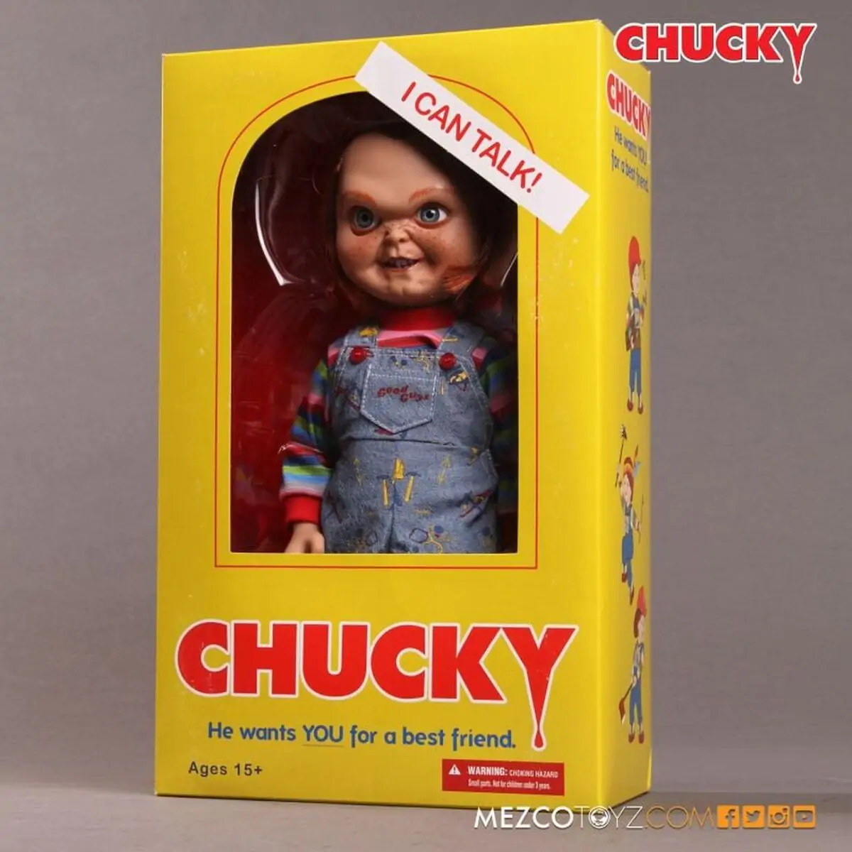 English Chucky Childs Play talking figure 38cm product photo