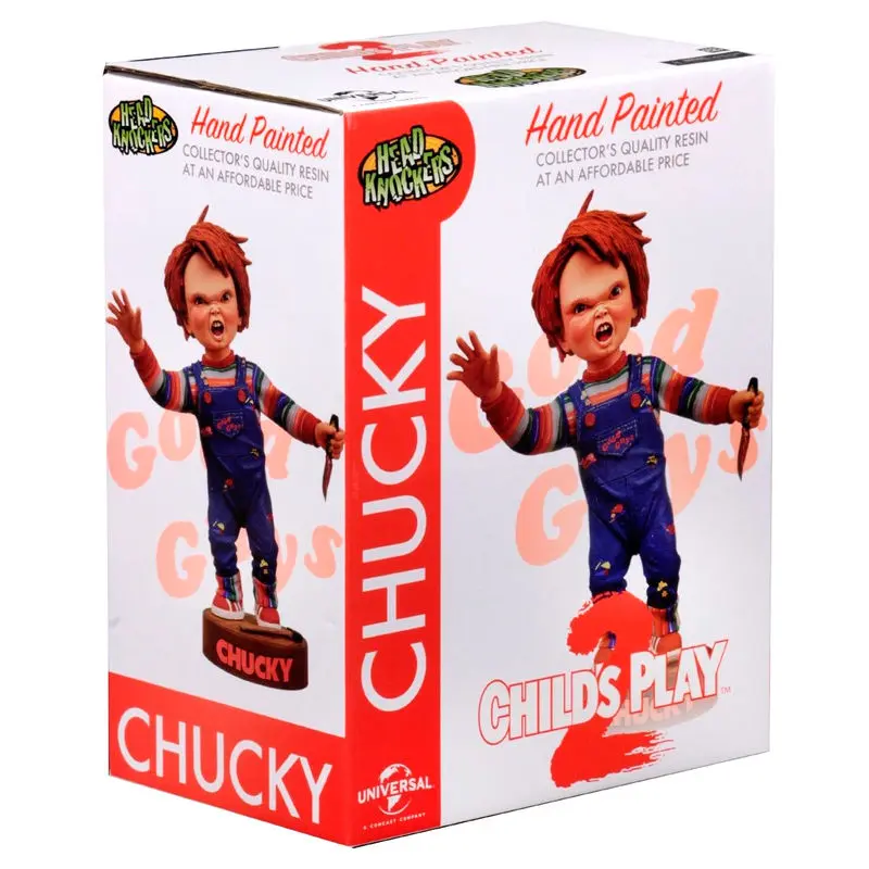 Child´s Play Head Knocker Bobble-Head Chucky with Knife 18 cm product photo