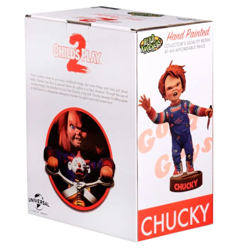Child´s Play Head Knocker Bobble-Head Chucky with Knife 18 cm product photo