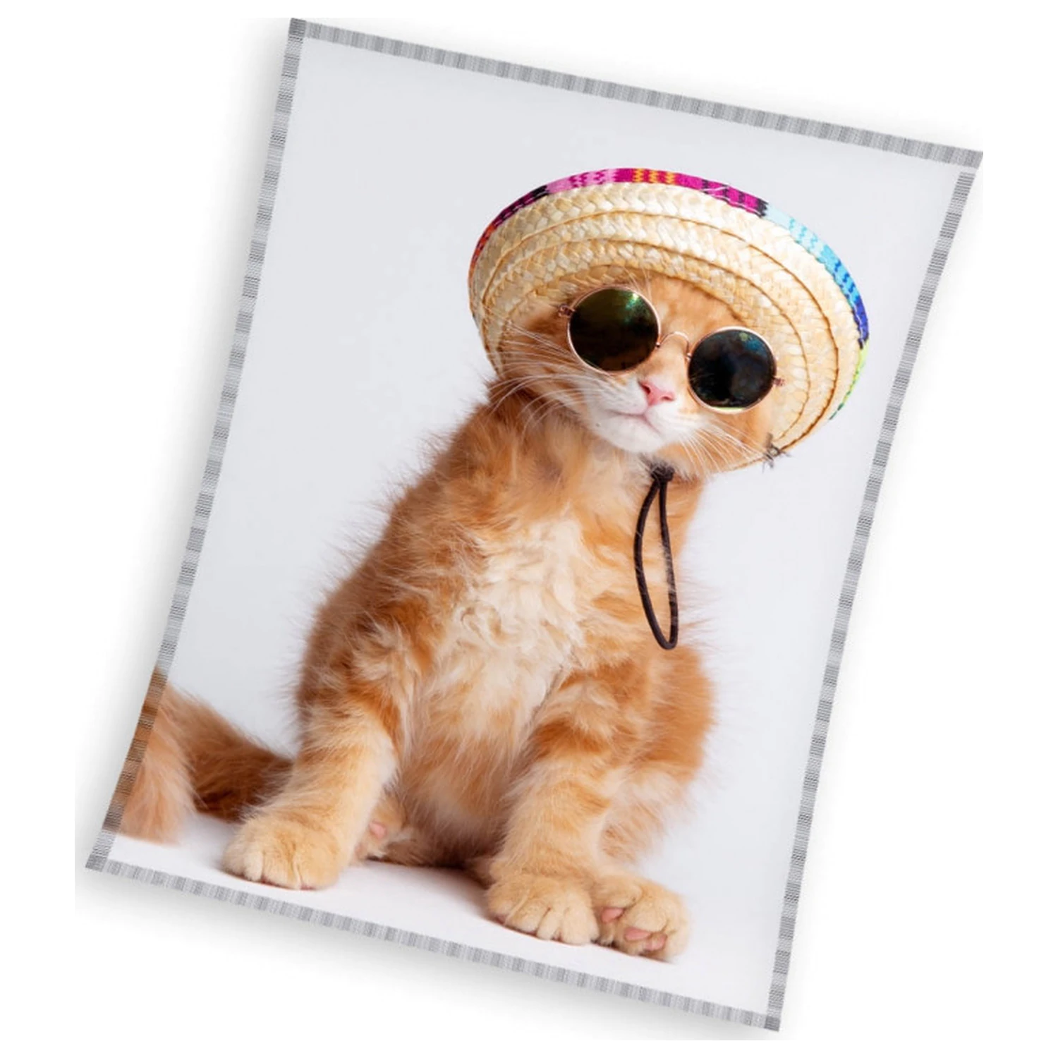 Cool Kitty Cat Fleece Blanket product photo