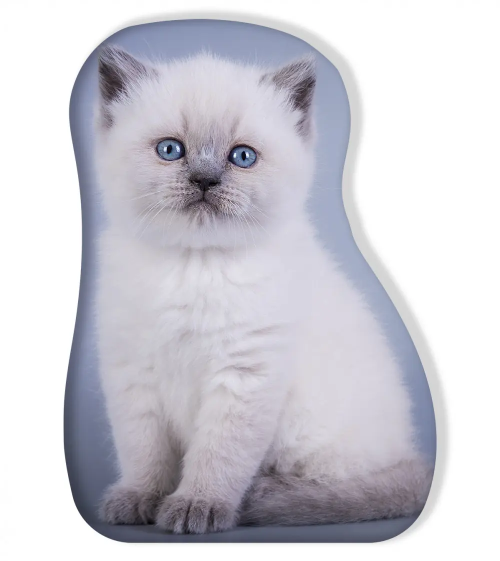 Cat-shaped decorative cushion, throw pillow 33*36 cm product photo