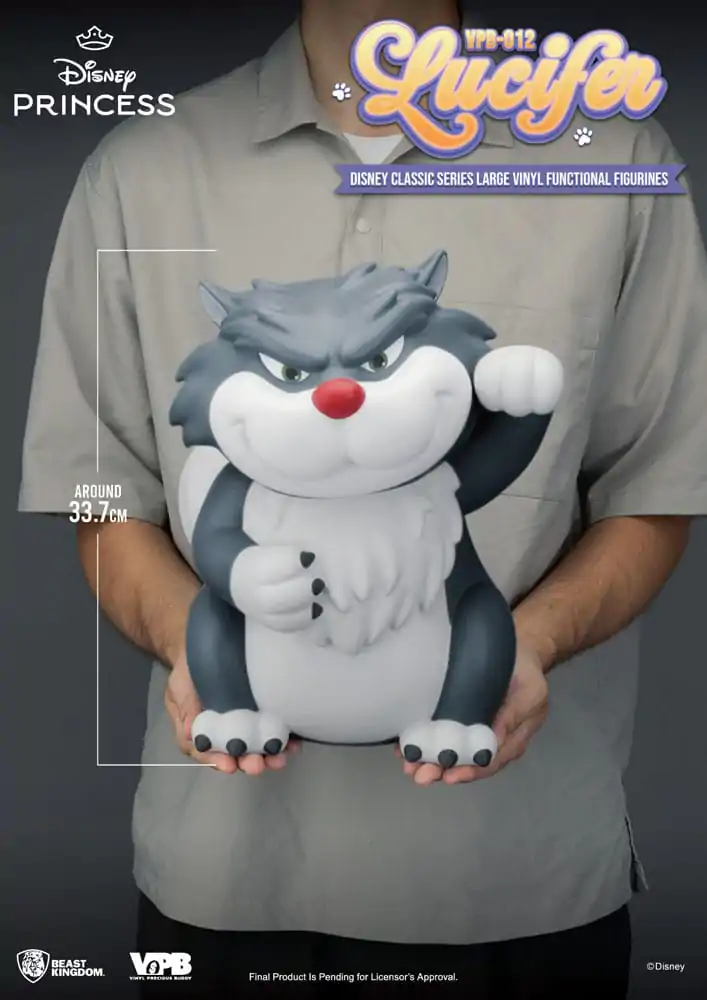 Cinderella Piggy Vinyl Bank Lucifer 33 cm product photo