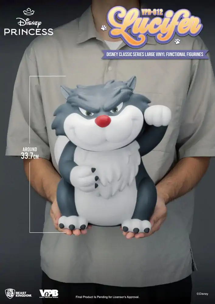 Cinderella Piggy Vinyl Bank Lucifer 33 cm product photo