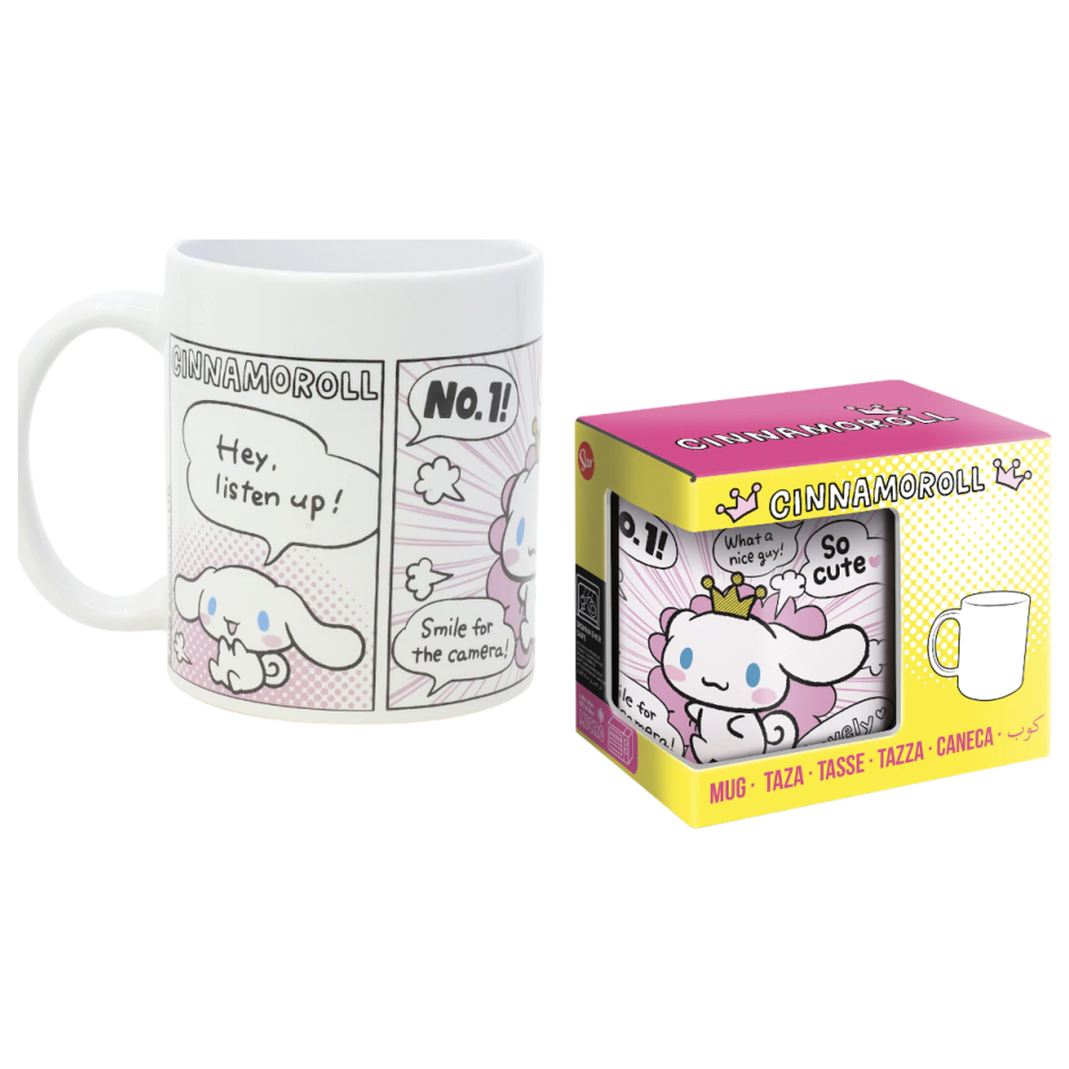 Cinnamoroll Comics Ceramic Mug 325ml product photo