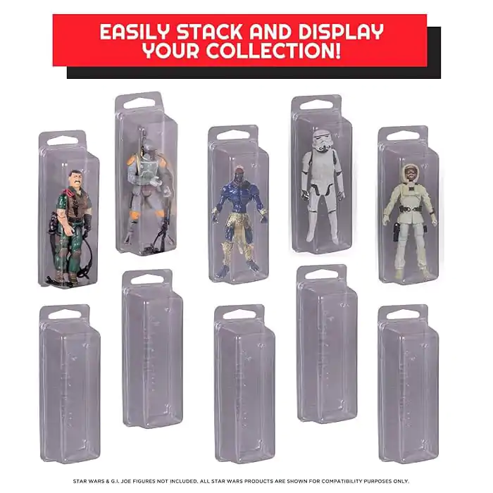 Clamshell PET Protectors 50-Pack for Action Figures product photo