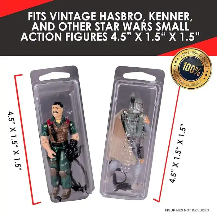 Clamshell PET Protectors 50-Pack for Action Figures product photo
