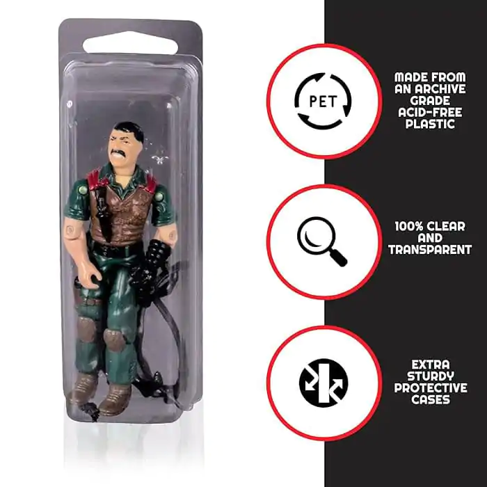 Clamshell PET Protectors 50-Pack for Action Figures product photo