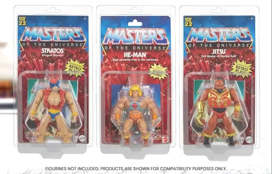 Clamshell PET Protectors 10-Pack for Masters of the Universe Action Figures product photo