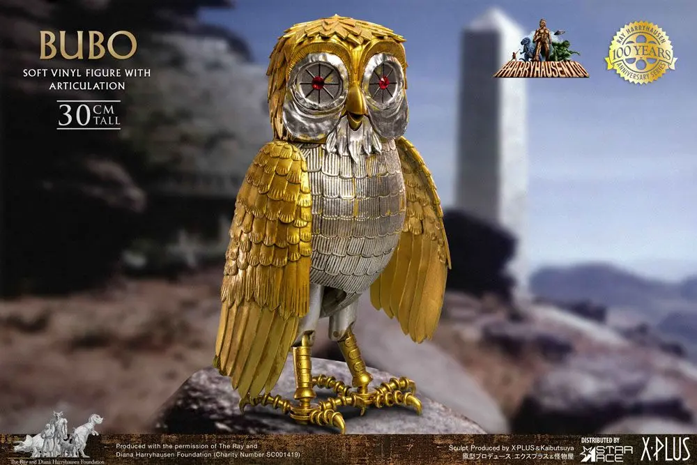 Clash of the Titans Gigantic Soft Vinyl Statue Ray Harryhausens Bubo Deluxe Ver. 30 cm product photo