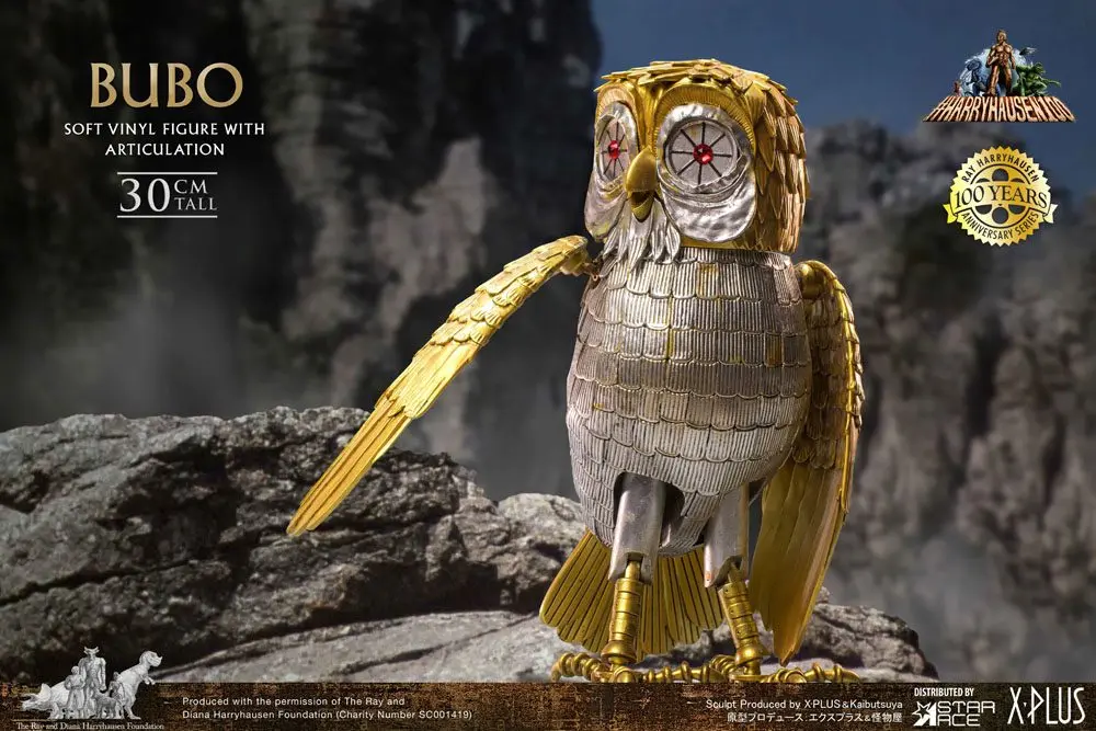 Clash of the Titans Gigantic Soft Vinyl Statue Ray Harryhausens Bubo Deluxe Ver. 30 cm product photo