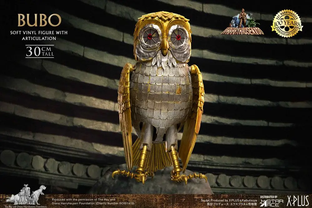 Clash of the Titans Gigantic Soft Vinyl Statue Ray Harryhausens Bubo Deluxe Ver. 30 cm product photo