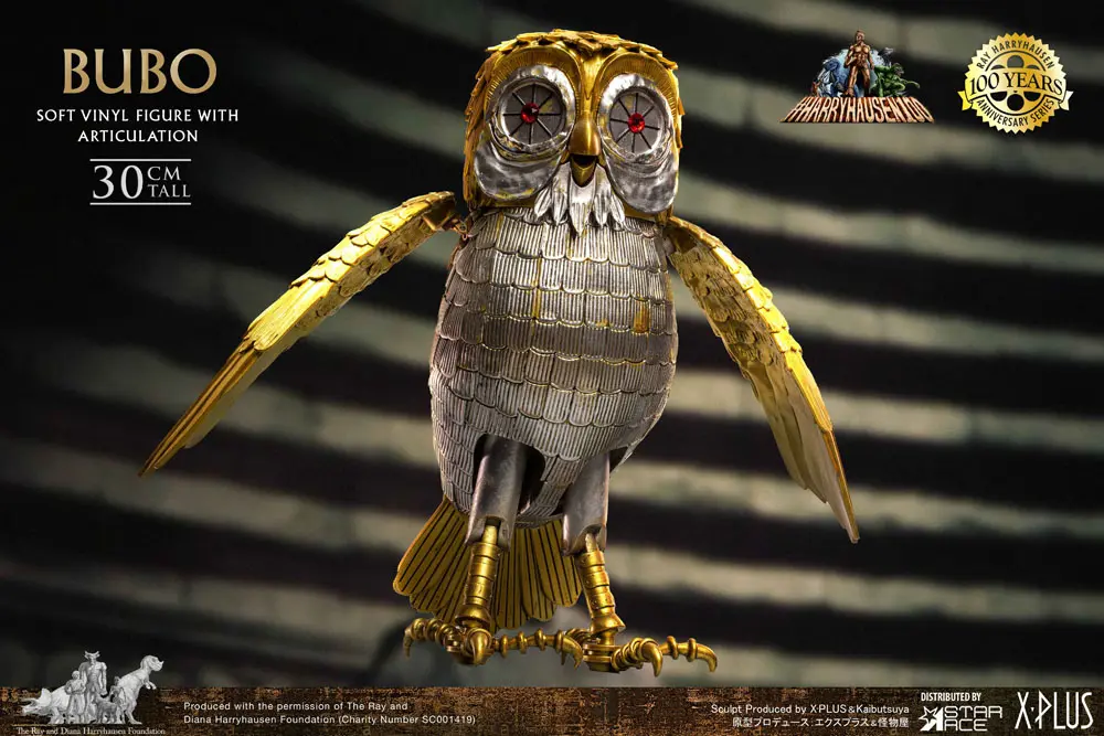 Clash of the Titans Gigantic Soft Vinyl Statue Ray Harryhausens Bubo 30 cm product photo