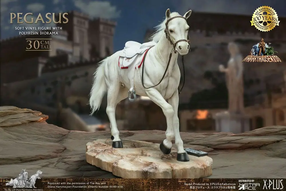 Clash of the Titans Gigantic Soft Vinyl Statue Ray Harryhausens Pegasus Deluxe Ver. 30 cm product photo