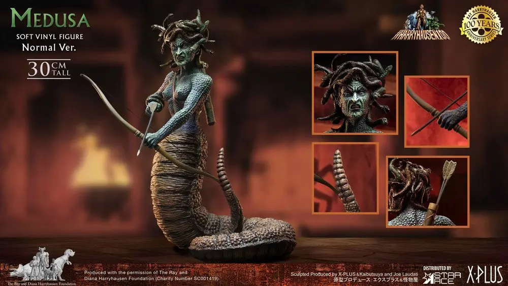 Clash of the Titans Gigantic Soft Vinyl Statue Ray Harryhausens Medusa 30 cm product photo