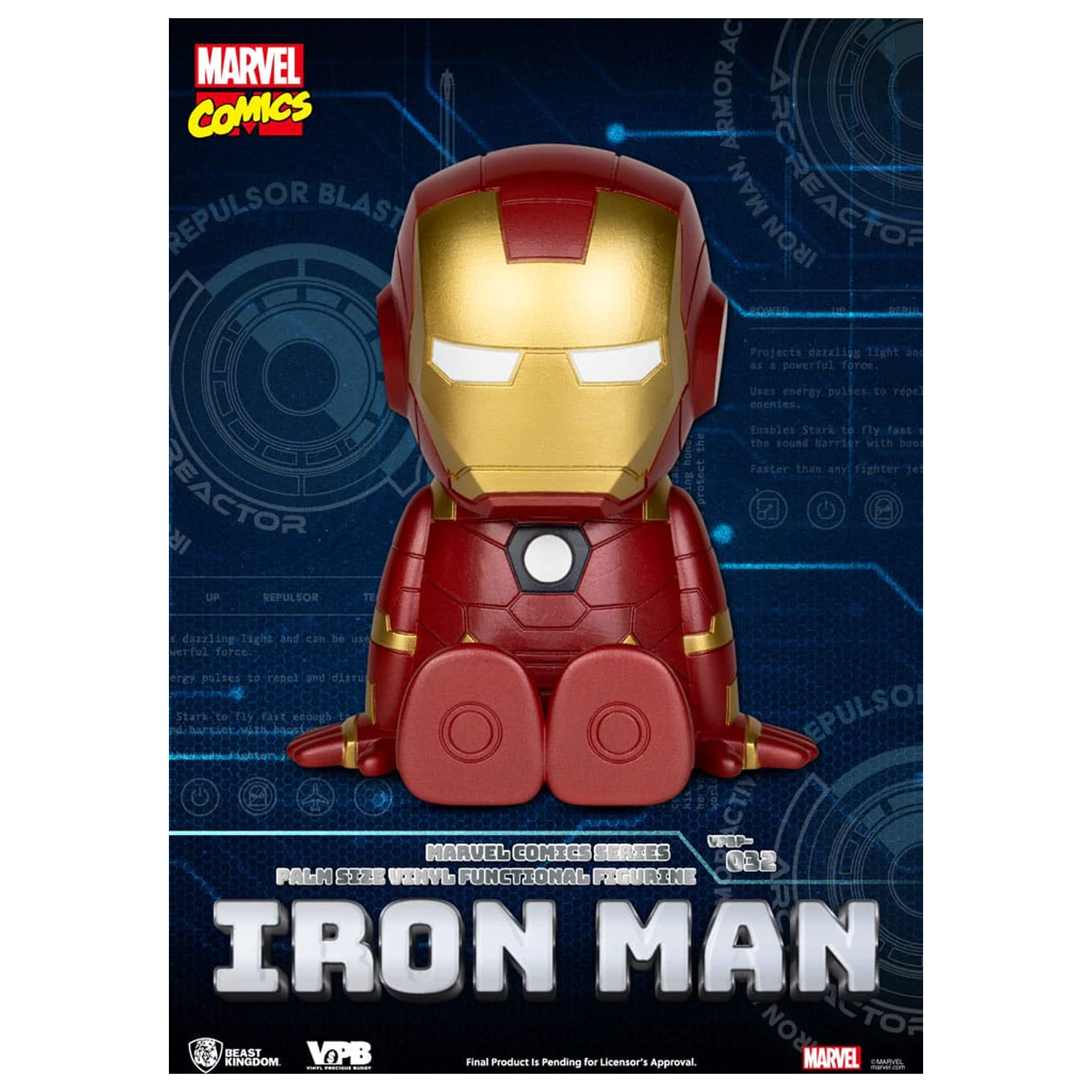 Classic Marvel Comics Piggy Vinyl Bank Iron-man 12 cm product photo