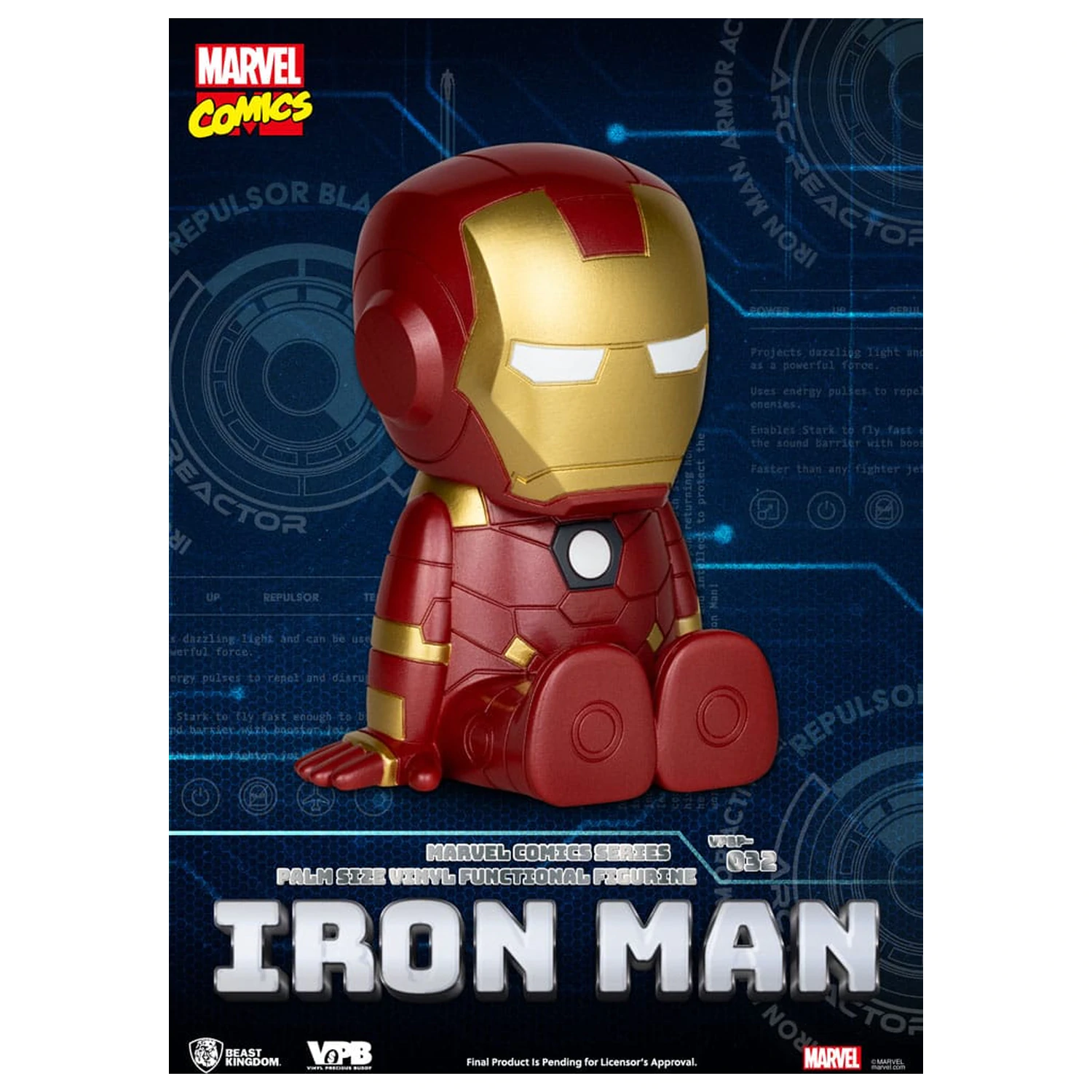 Classic Marvel Comics Piggy Vinyl Bank Iron-man 12 cm product photo