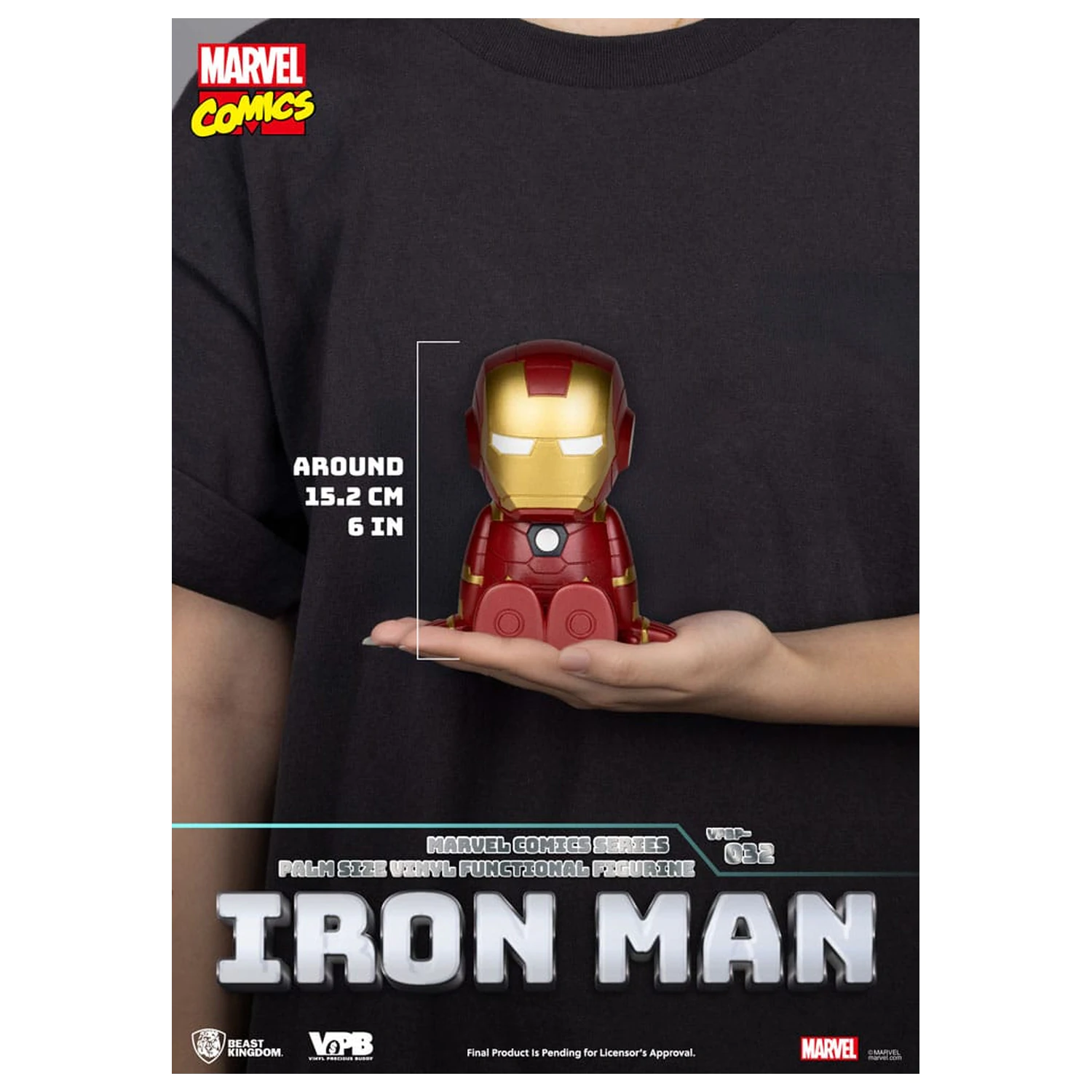 Classic Marvel Comics Piggy Vinyl Bank Iron-man 12 cm product photo
