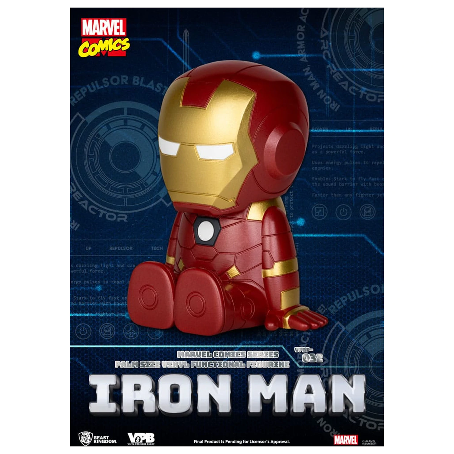 Classic Marvel Comics Piggy Vinyl Bank Iron-man 12 cm product photo
