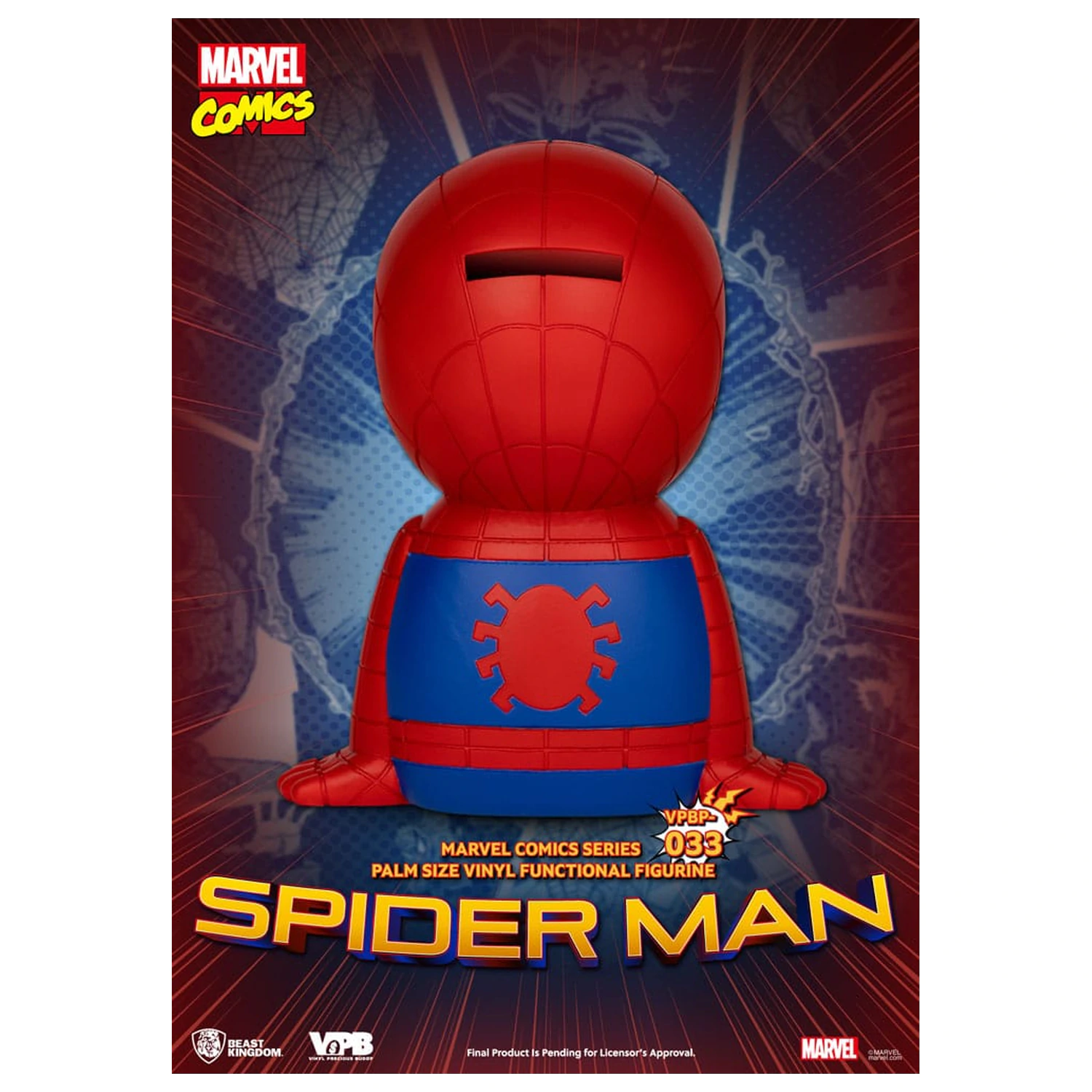 Classic Marvel Comics Piggy Vinyl Bank Spiderman 12 cm product photo