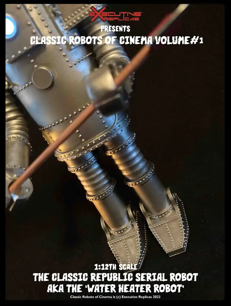 Classic Robots of Cinema Actionfigur 1/12 Volume #1: The Classic Republic Serial Robot a.k.a. The Water Heater Robot 15 cm product photo