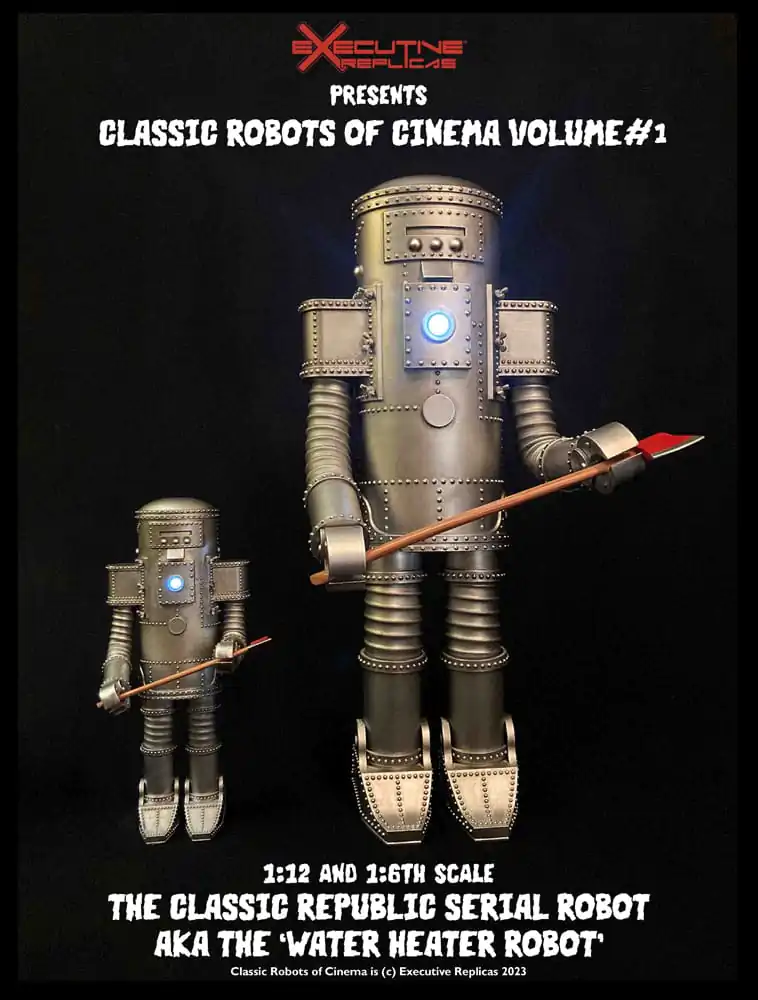 Classic Robots of Cinema Actionfigur 1/12 Volume #1: The Classic Republic Serial Robot a.k.a. The Water Heater Robot 15 cm product photo