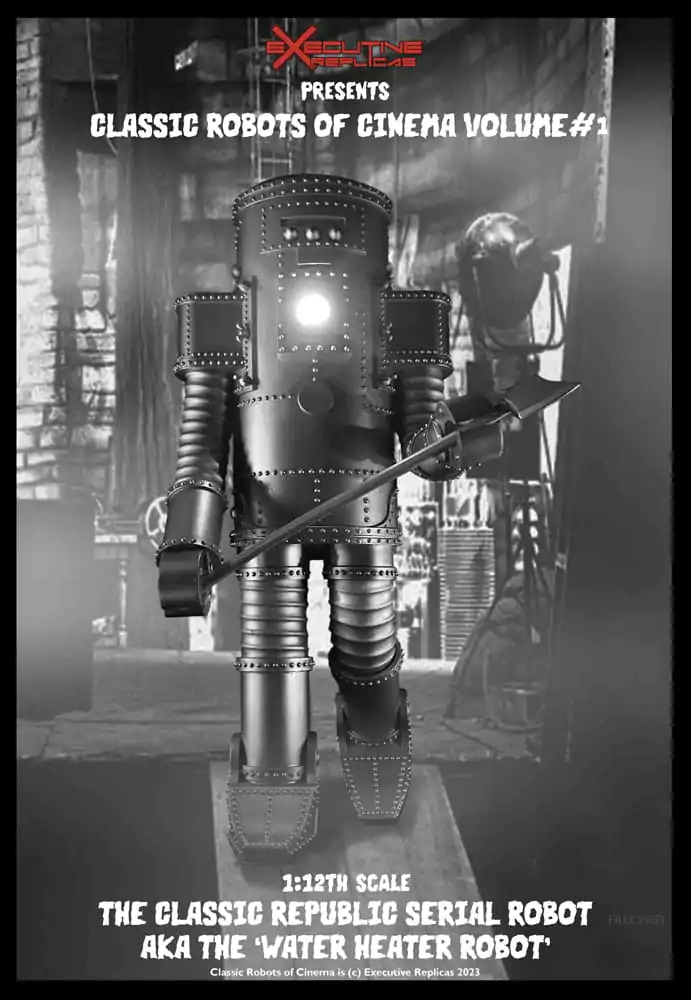 Classic Robots of Cinema Actionfigur 1/12 Volume #1: The Classic Republic Serial Robot a.k.a. The Water Heater Robot 15 cm product photo