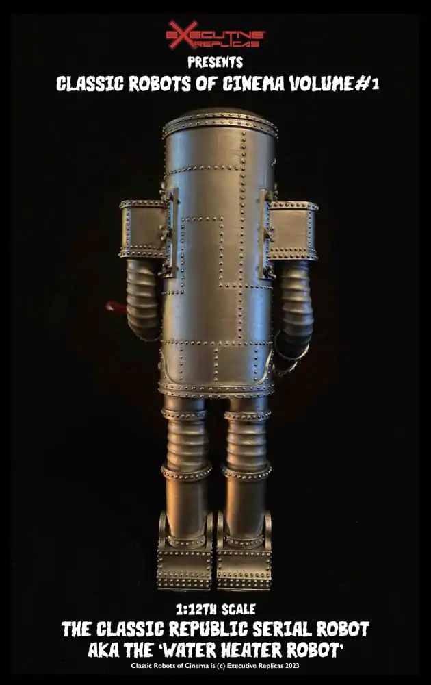 Classic Robots of Cinema Actionfigur 1/12 Volume #1: The Classic Republic Serial Robot a.k.a. The Water Heater Robot 15 cm product photo